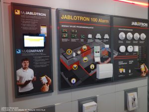 Ekspozycja w Jablotron Showroom